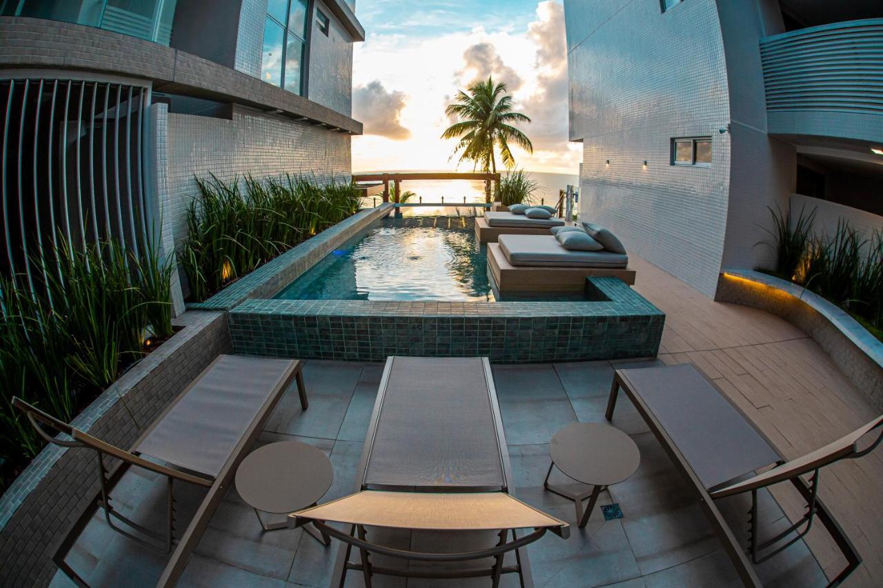 Apto Com Jacuzzi Na Beira Mar De No Branco Haus Apartment *