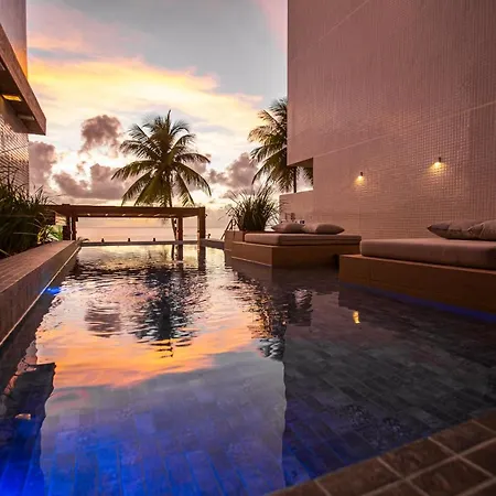 Apto Com Jacuzzi Na Beira Mar De Joao Pessoa No Branco Haus Exterior photo
