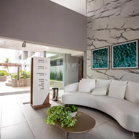 Apto Com Jacuzzi Na Beira Mar De Joao Pessoa No Branco Haus Exterior photo