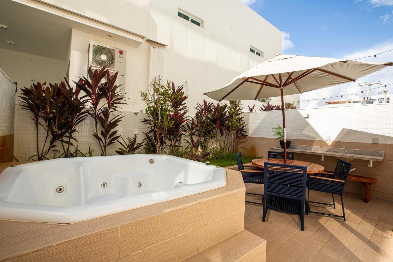 Apto Com Jacuzzi Na Beira Mar De No Branco Haus Apartamento *