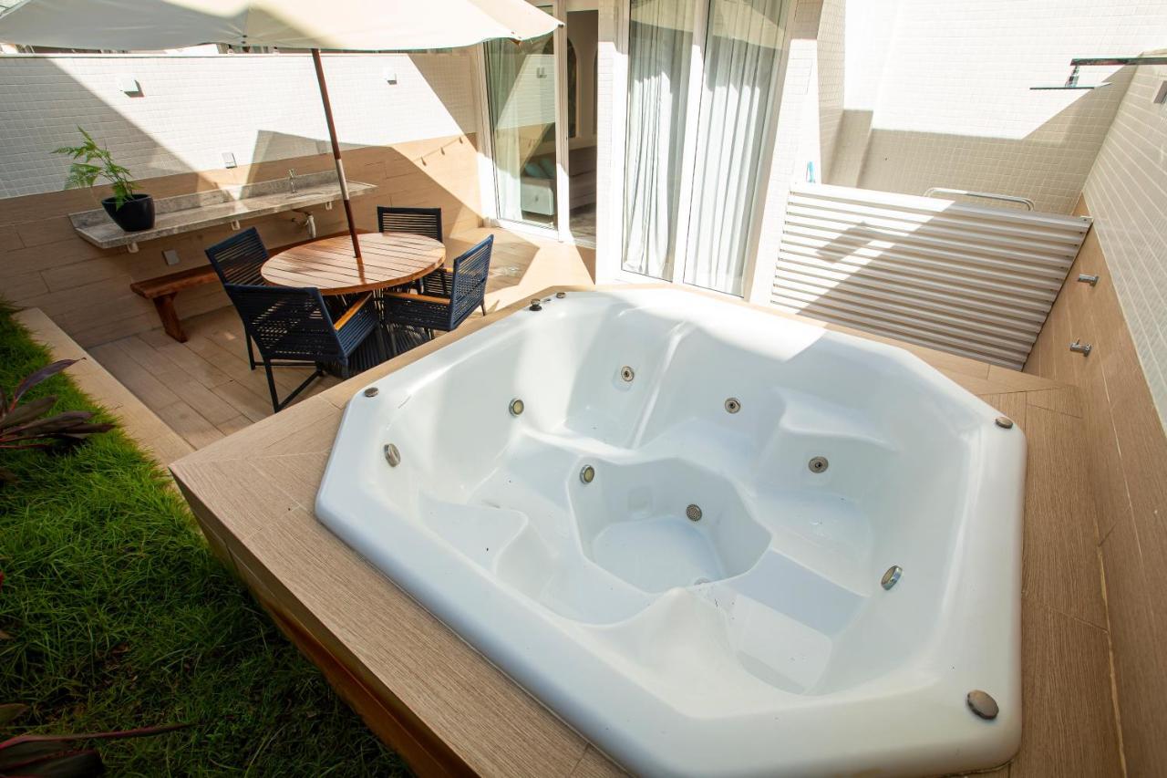 Apto Com Jacuzzi Na Beira Mar De No Branco Haus Apartamento