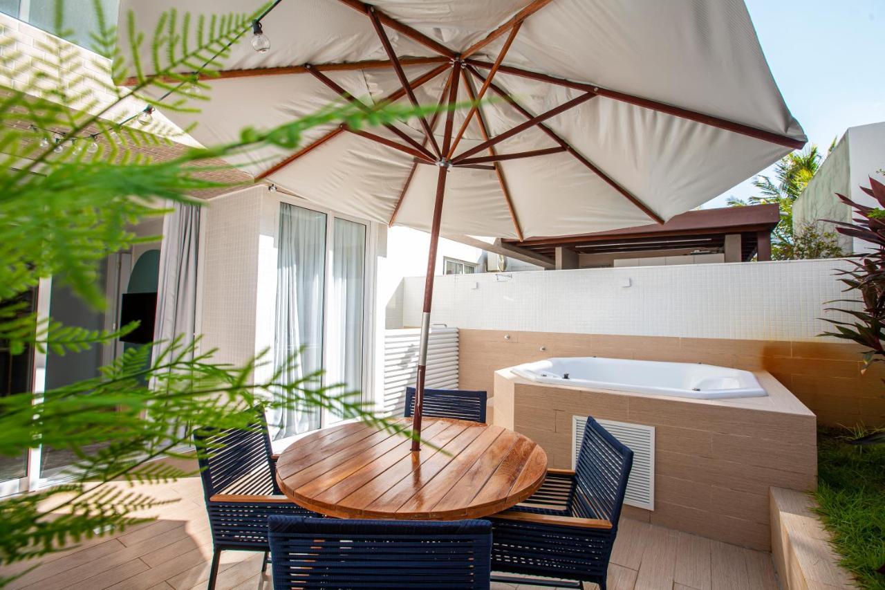 Apto Com Jacuzzi Na Beira Mar De No Branco Haus Apartamento *