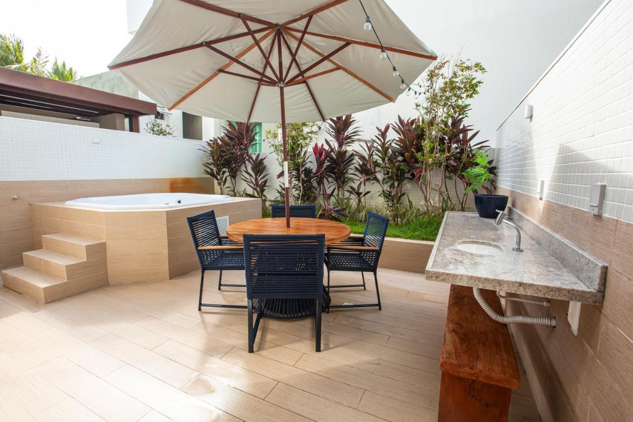 Apto Com Jacuzzi Na Beira Mar De No Branco Haus Apartamento João Pessoa